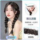 TANNY假发辫子女马尾新中式甜酷编发双马尾自然仿真发麻花辫鱼骨辫马尾 【棕黑色】 长发 50cm 一对装