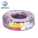 起帆（QIFAN）电缆 RVS2*2.5平方家装电源花线 双绞铜芯软线 红蓝 100米