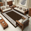 DONOYA 多罗亚中式地毯客厅搭配红木家具的地毯高档古典客厅卧室书房茶几防滑毯 白伟复古中式1 300*400厘米