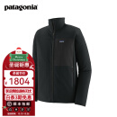 巴塔哥尼亚（Patagonia）男士R2透气户外秋冬保暖抓绒衣夹克开衫外套TechFace Jkt 83626 BLK S