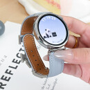 华为【女款新品】华为原装智能手表 WATCH GT5新款女士运动智能电话手表女性腕表情人节送女友gt5pro41 华为GT5冰晶蓝+【奶蓝色荔枝纹款】