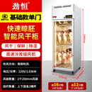 劲恒烤鸭风干柜智能晾鸭柜抽湿保鲜展示柜烤鸡乳鸽晾坯柜 基础单门-挂16只鸭（背风+双杆+内外201钢）