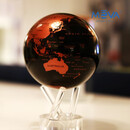 美国mova globe光能自转地球仪磁悬浮官方旗舰店办公桌永动摆件轻 铜黑4.5英寸指数