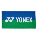 尤尼克斯YONEX羽毛球专业运动毛巾柔软吸汗浴巾棉AC1214-171蓝绿