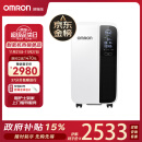 欧姆龙（OMRON）轻音5L家用制氧机医用高氧浓度大流量雾化智能遥控触屏语音Y-511W