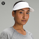 lululemon丨Fast Paced女士前侧加高空顶遮阳帽速干芯吸 LW9FM7S 白色 O/S