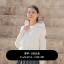 加拿大鹅（Canada Goose）【新品】HyBridge 女士宽绗缝针织连帽衫休闲外套 6507W 467 棉草白 M