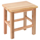 益美得 DMQ0239 小木凳实木方凳茶几凳子原木小板凳 长方凳33*25*30CM高