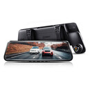 普力捷行车记录仪全面屏流媒体后视镜M320前1440P后1080P高清双录倒车影像停车监控APP管理