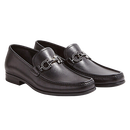 【9成新】菲拉格慕（Ferragamo）男士双面Gancini扣饰莫卡辛鞋 0686084_3E _ 75 礼物送男友