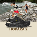 HOKA ONE ONE男款春夏霍帕拉 2户外露营溯溪鞋 HOPARA 2抓地防滑 黑色/黑色（建议拍大半码） 42