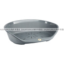 ferplast飞宝狗窝四季通用型猫咪窝塑料宠物床防水易清洁耐咬睡盆 沙发床 灰色 (意大利进口) XS-超小型