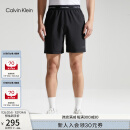 Calvin Klein【速干】运动夏季男松紧提花ck跑步健身训练运动短裤4MS4S835 001-太空黑 M