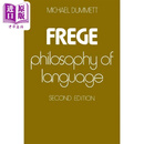 预售 弗雷格 语言哲学 第2版 英文原版 Frege Philosophy of Language Michael Dummett 哲学理论与方法 中商原版