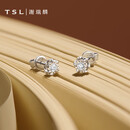 谢瑞麟（TSL）在逃公主告白之选系列18K金耳钉耳饰耳线BB291(63264)