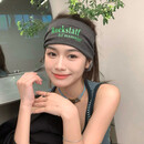 束芬日常发带头巾女宽边运动束发带夏季跑步吸汗止汗发带健身束发头巾 F1317运动头巾