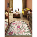 谷蝶2023新款美式感入户门地垫免洗pvc进门门口玄关半圆脚垫 佩里戴斯-半圆竖版 80*120cm(可擦免洗)