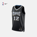 NIKE耐克NBA官方-莫兰特/詹姆斯/库里篮球衣速干男运动背心DO9598-010 灰熊-莫兰特速干球衣（黑色） XL