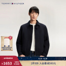 TOMMY HILFIGER【常春藤翻领】Tommy24新款春夏男刺绣拉链翻领轻薄铺棉外套33743 藏青色DW5 M