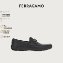 菲拉格慕(Ferragamo)男黑色驾车鞋 0755610_3E _ 80礼盒 礼物