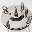 不锈钢平板过滤器双层高压工业用微孔滤膜圆盘单层碟式实验室 316单层142/150mm 配滤膜142/150