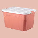 辰至尚品收纳箱搬家衣服被子整理箱大号玩具储物箱加厚卧室宿舍办公室收纳 红色 140#(61*44*36cm)X4滑轮