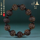等妃高端男女士老料瑞兽白奇楠貔貅收藏雕刻沉香佛珠手串沉水级真品 棋楠：九分沉16*15mm*12颗*24g