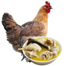 土记 新鲜2年散养老母鸡活鸡现杀现发土记肉生鲜走地鸡 杀前约3斤左右 整只装