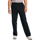 HANES 恒适 Essentials 运动裤 男式棉质针织裤 带口袋 黑色 大