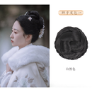 唐妮 汉服头饰古装假发长歌行露思发包配饰麻花包飞天发髻古风发饰HMY 辫子发包一