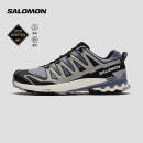 萨洛蒙（Salomon）男款 户外运动防水透气减震耐磨稳定防护徒步鞋 XA PRO 3D v9 GTX 蓝灰色 472706 7.5 (41 1/3)