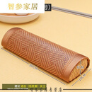 浪漫符号浪漫符号 颈椎枕睡觉专用曲度圆形夏凉席糖果枕枕硬枕头 雅藤-半圆颈椎枕-小号 【30*10*