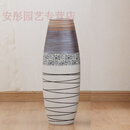 高花瓶陶瓷落地大花瓶客厅电视柜高摆件简约现代软装饰品插仿真干 (单瓶)60cm高葵花瓶