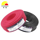 丰旭 光伏直流电缆 太阳能光伏电线PV1-F4平方 红色 100米