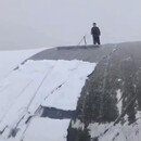 大棚智能推雪器大棚专用除雪神器刮雪铲雪扒雪农用大棚推除雪工具 普通款不带擦膜布
