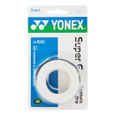 YONEX尤尼克斯羽毛球手胶运动吸汗带握把胶AC-102C-011白色三条装