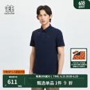 KOLON SPORT/可隆SECO空气POLO 男子户外运动速干防晒抗菌短袖 LHPT4MTT53-NV 藏蓝 175/L