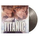 TITANIC 泰坦尼克号 电影原声 LP黑胶唱片 25周年版 银黑