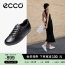 爱步（ECCO）休闲鞋女 简约百搭低帮板鞋女 柔酷2号206503 黑色20650356723 37