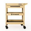 Gstandard 轻奢北欧ins风咖啡厅绿植画室可移动收纳置物小推车311卢索克黄