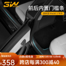 3W适用特斯拉焕新版Model3挡泥板专用门槛条踏板防踩TPE后备箱保护 焕新Model3前后门槛条