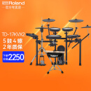 罗兰电子鼓架子鼓TD17KVX2  高端专业演奏 舞台演出电鼓 5鼓 4镲 TD-17KVX2 配置三（PM100音箱+配件礼包）