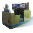 WZJOLEE 乔立教仪汽车机动车驾驶模拟器三屏大车通装车操作平台
