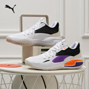 彪马（PUMA）赵继伟同款透气实战蓝色耐穿篮球鞋男女COURTRIDER195634 白-紫色-02 42