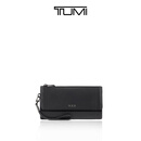 TUMI/途明Voyageur长款旅行腕带手拿钱包 黑色拼烟枪色/0196200DGM