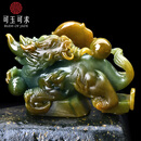 可玉可求 孤品翡翠貔貅手把件男士飘黄翡玉石把玩件 珠宝玉器 款六 F2889