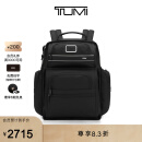 TUMI/途明【限时抢购】男士双肩包商务通勤出行电脑包 黑/白/026303580DWOE