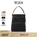 TUMI/途明【品牌甄选】Voyageur女士双肩包休闲百搭手提包双肩包 黑色拼烟枪色/0196602DGM