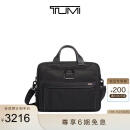 TUMI/途明Alpha 3男士电脑包时尚商务手提包纯色公文包 黑色/02603132D3 15英寸