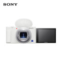 索尼（SONY）ZV-1 Vlog相机 4K视频/美肤拍摄/强悍对焦/学生/入门 (ZV1) 白色